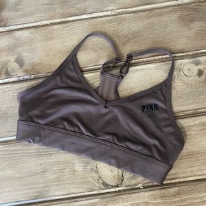 Victorias Secret PINK Sports Bra Brown women’s size Small